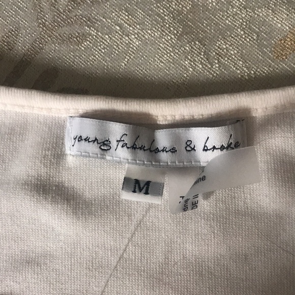 NWT Young Fabulous & Broke cold shoulder top - Picture 10 of 12